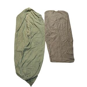 US WW2 M1944 Wool Mummy Sleeping Bag w/Cover Original
